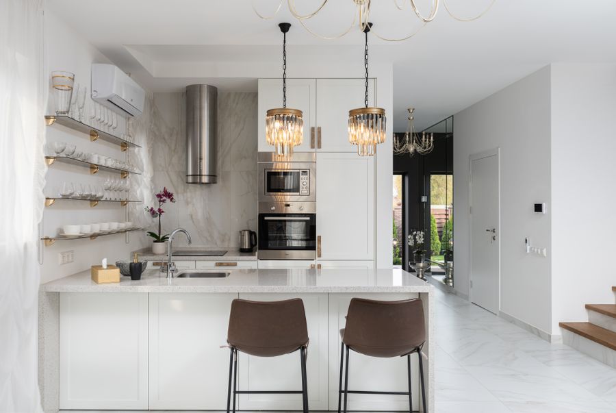 Modern kitchen remodel with custom cabinetry in Sarasota