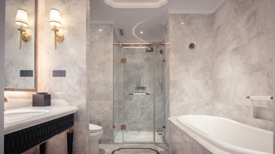 Spa bathroom remodel on Siesta Key